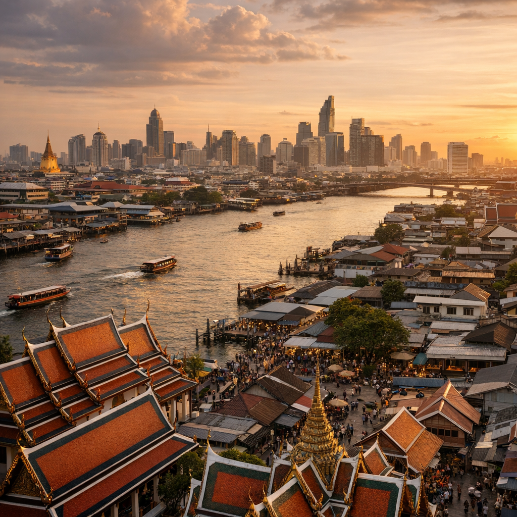 Bangkok carte : repères clairs pour visiter la ville