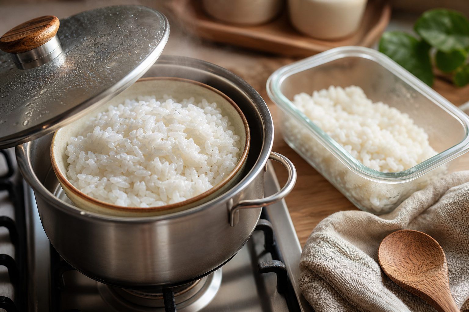 Décongeler et réchauffer le riz sans le dessécher