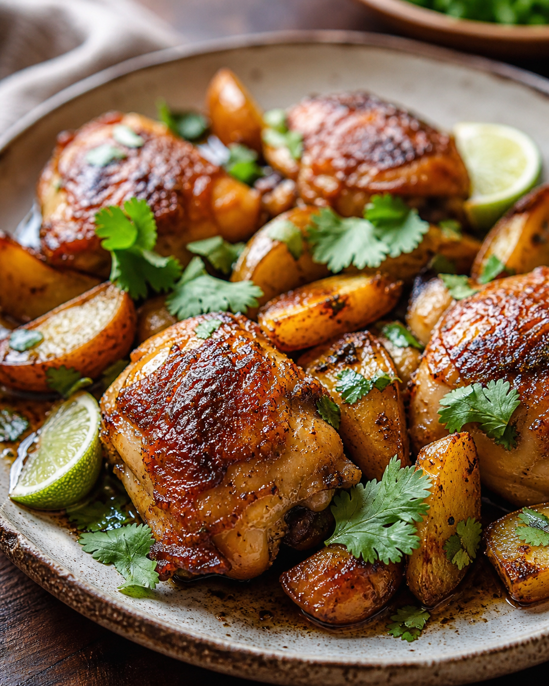 Les cuisses de poulet au Cookeo prennent des parfums thaïs
