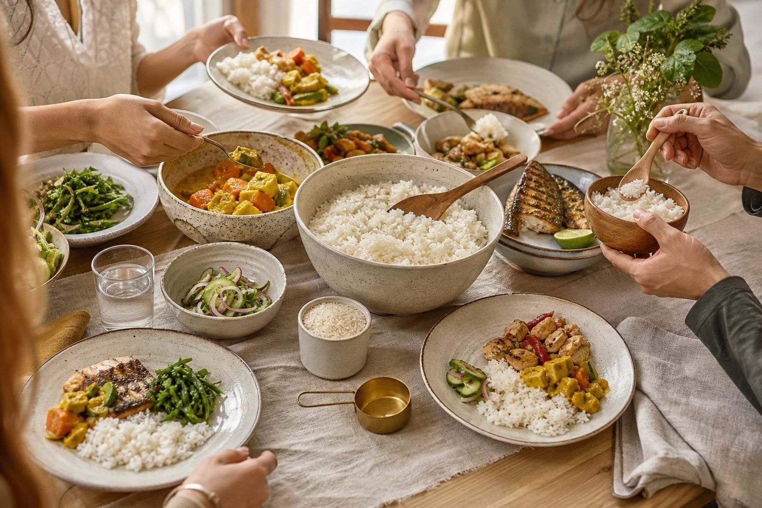 Quelle quantité selon le plat servi et les personnes à table ?
