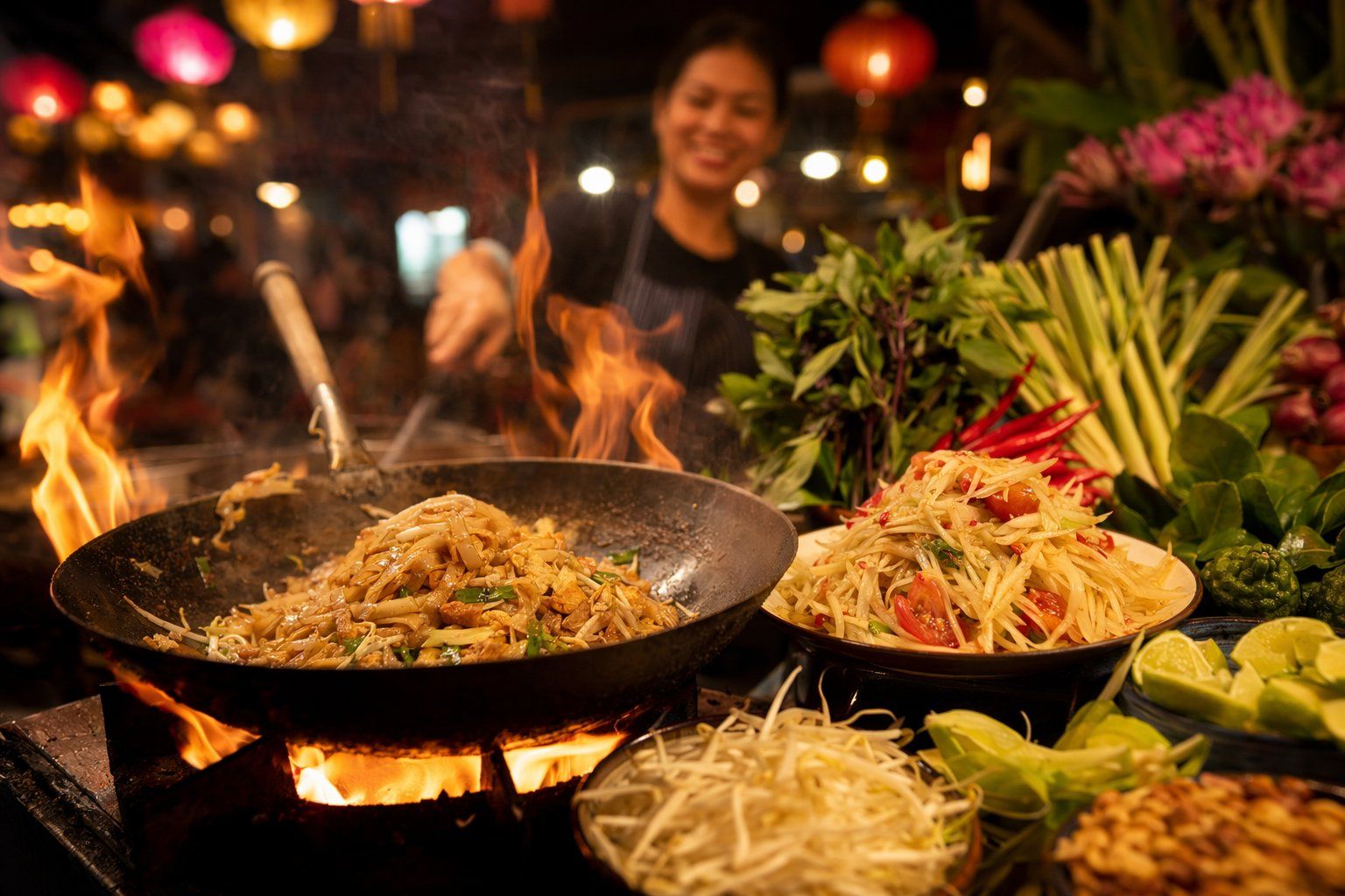 Cuisine thai authentique - street food Bangkok