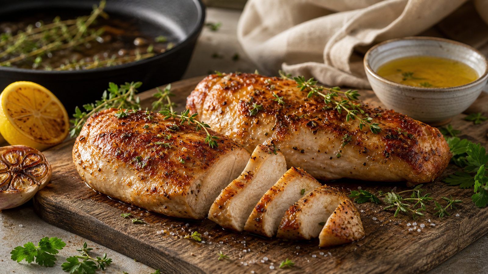Comment garder le blanc de poulet tendre, doré et plein de saveur