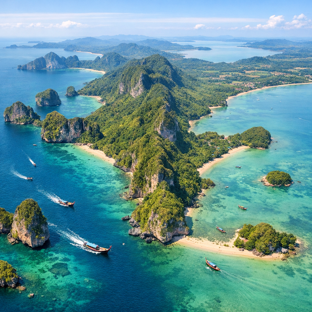Îles Thaïlande carte : le guide clair pour bien choisir