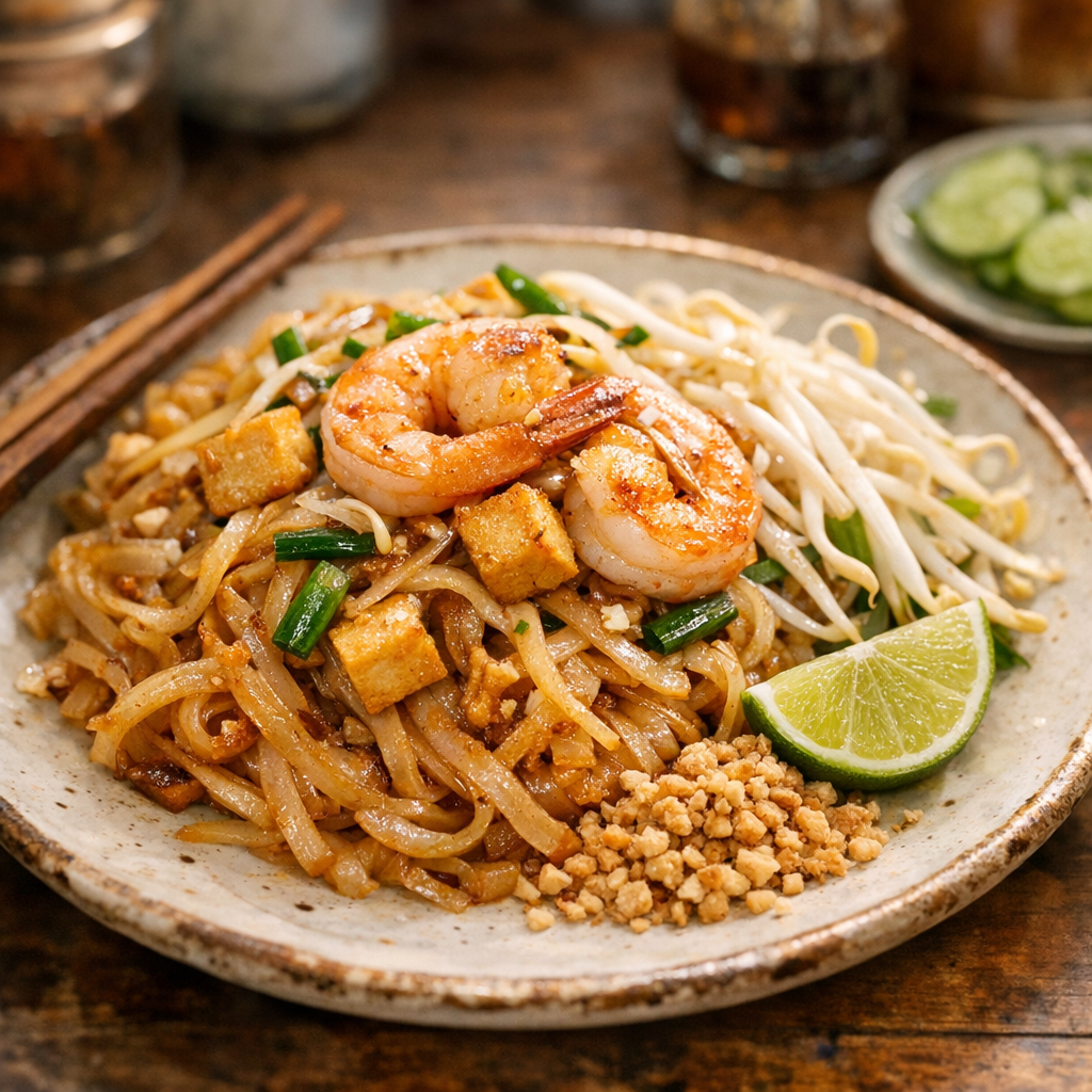 Pad thaï recette authentique: facile, savoureuse et réussie