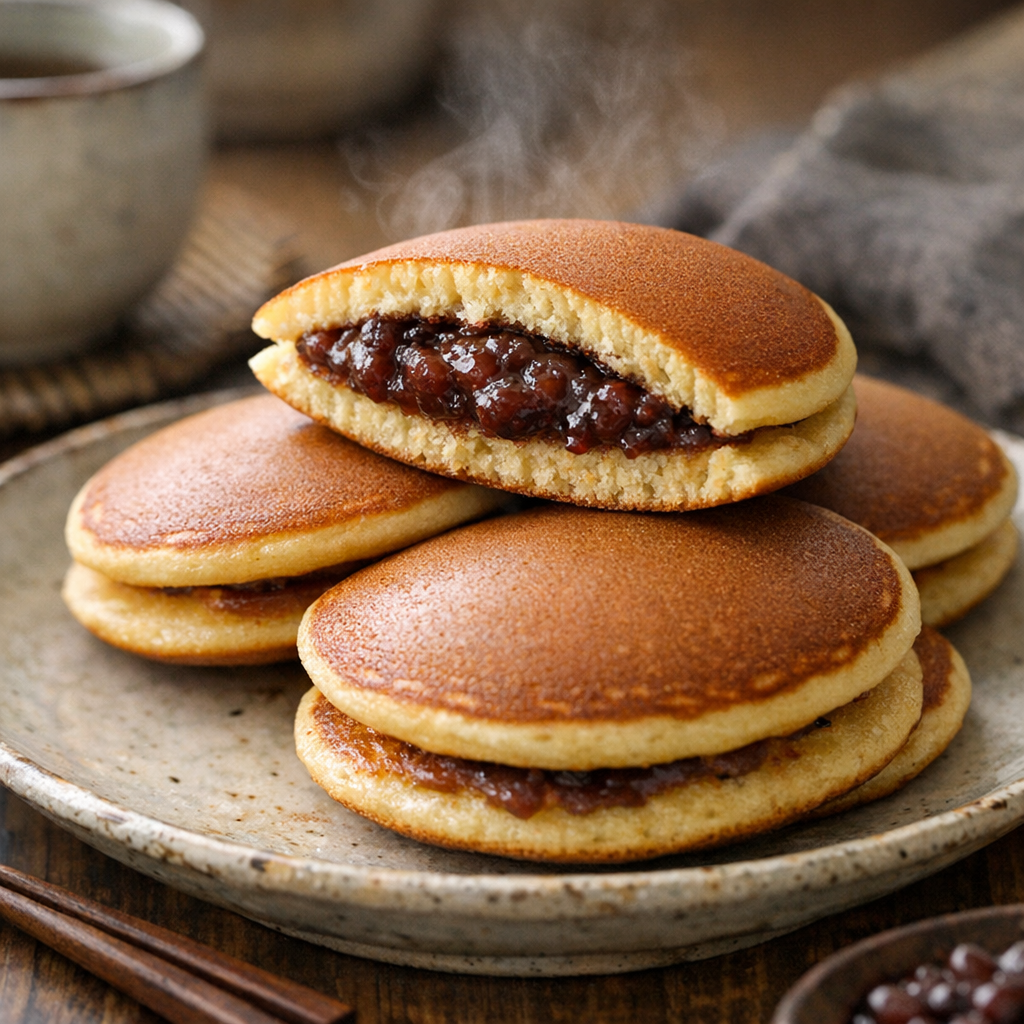 Pancakes dorayaki : la vraie recette moelleuse japonaise