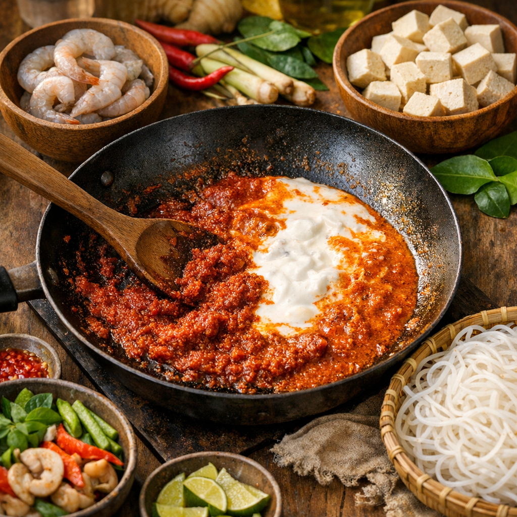Comment utiliser la pâte de Curry rouge sans tout masquer
