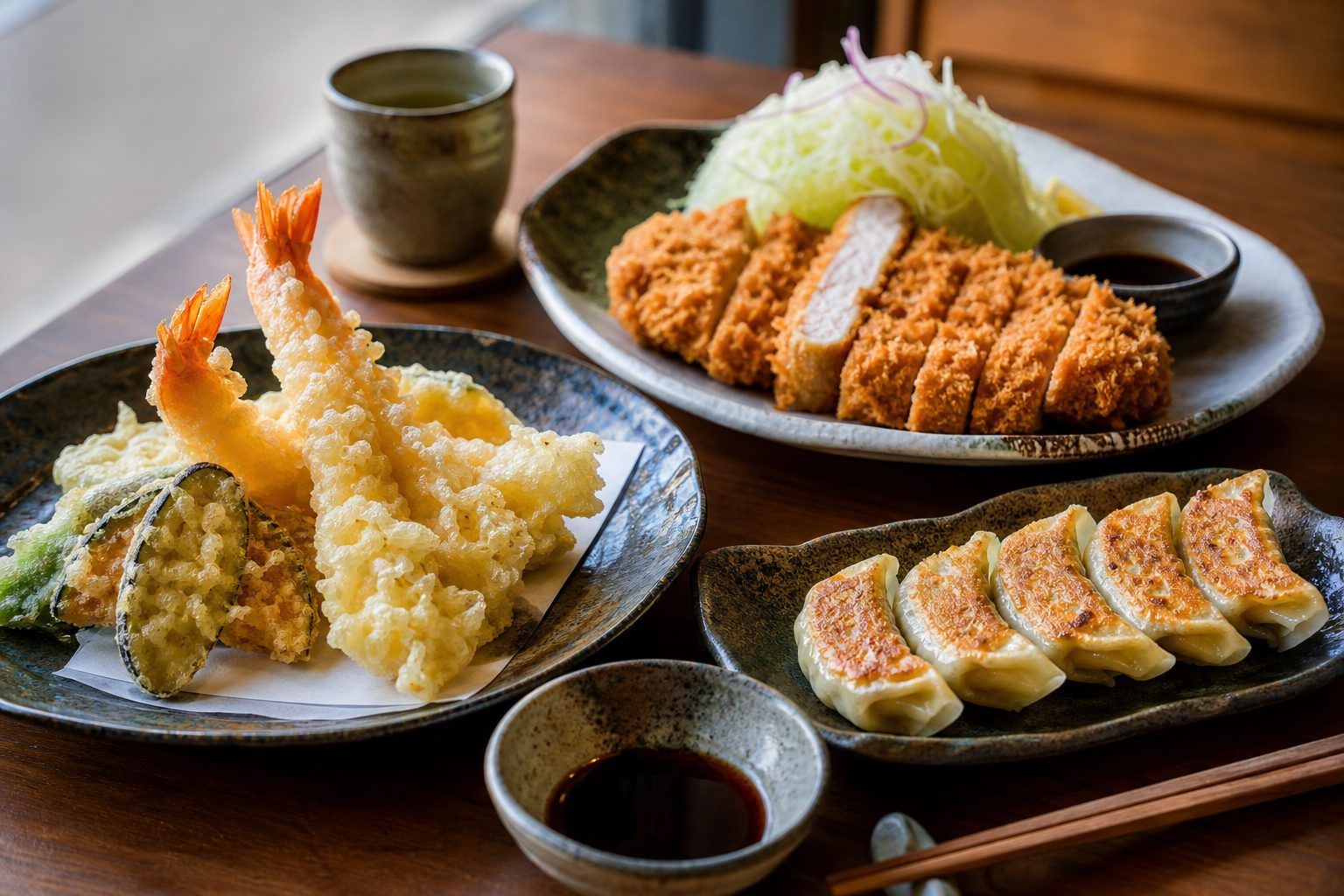 3. Tempura, gyoza et tonkatsu : les textures croustillantes de la cuisine japonaise