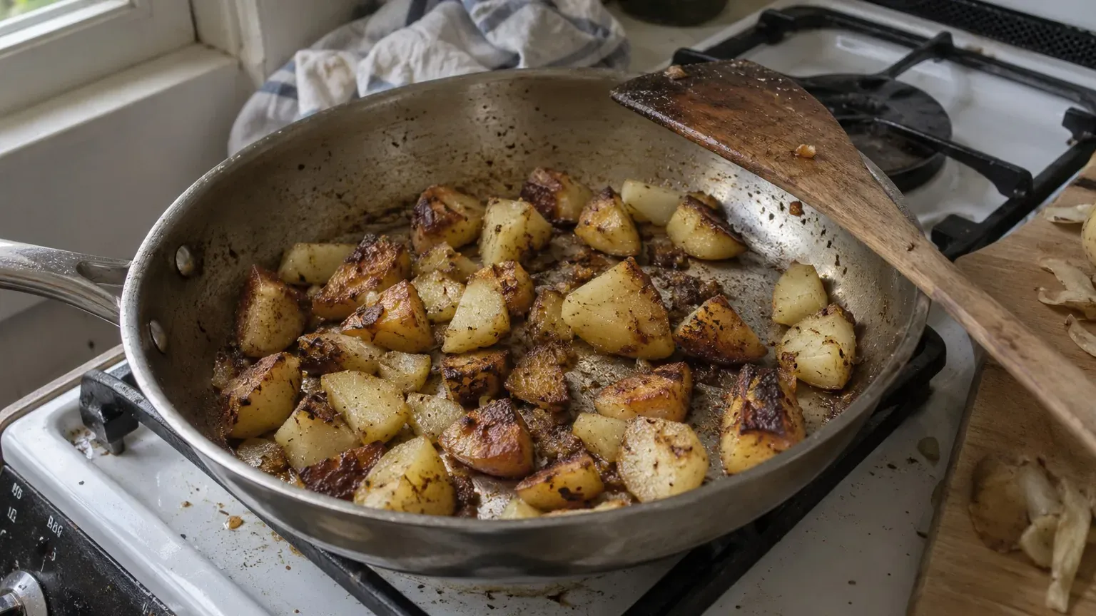 Pommes de terre sautées : pourquoi elles ramollissent à la poêle, et les gestes qui les rendent dorées et croustillantes