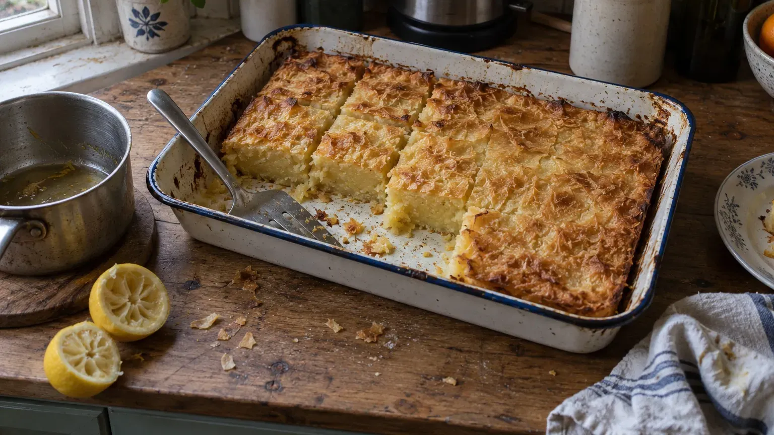 Portokalopita au citron : pourquoi ce gâteau grec sans farine devient si fondant, et la recette pas à pas