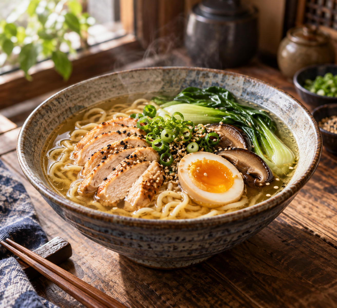 Cette recette de ramen au poulet réchauffe les soirs pressés