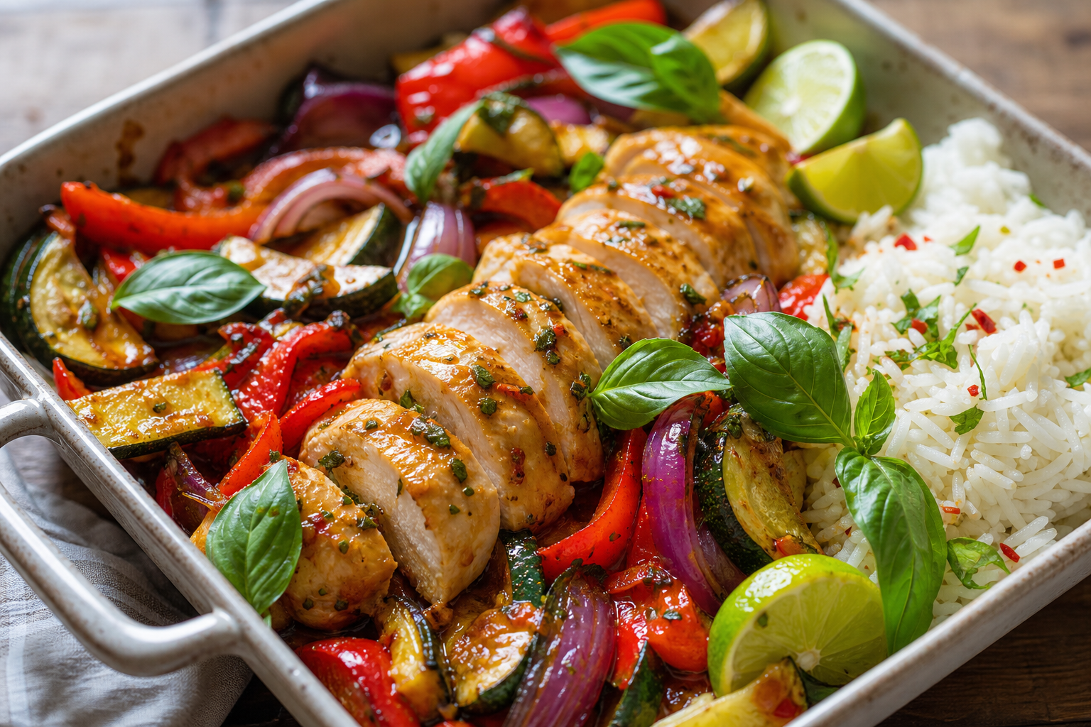 Un plat complet au blanc de poulet qui change vos dîners