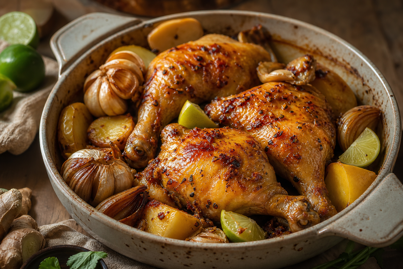Ces cuisses de poulet au four restent juteuses et croustillantes