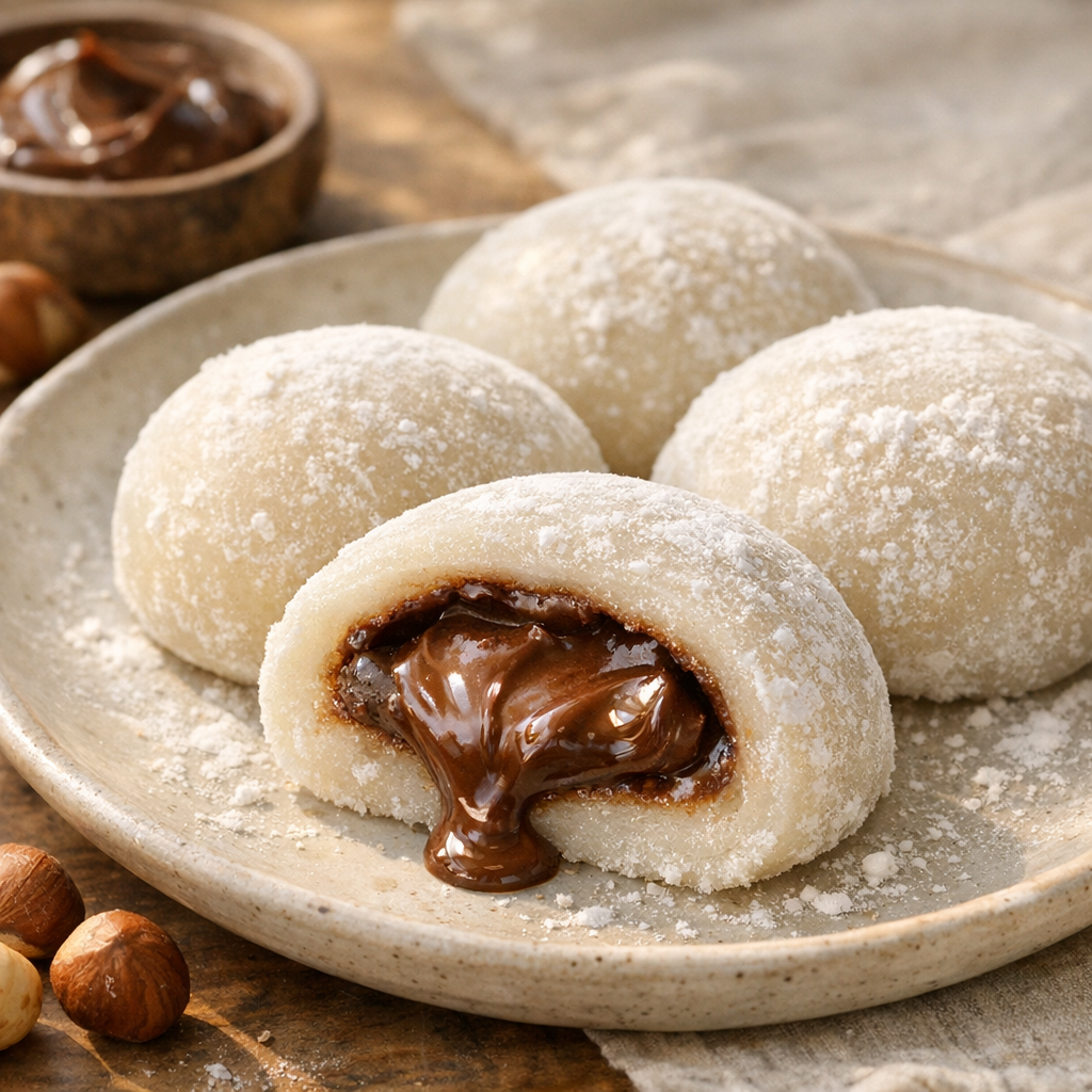 Recette mochi Nutella : facile, moelleuse et sans raté