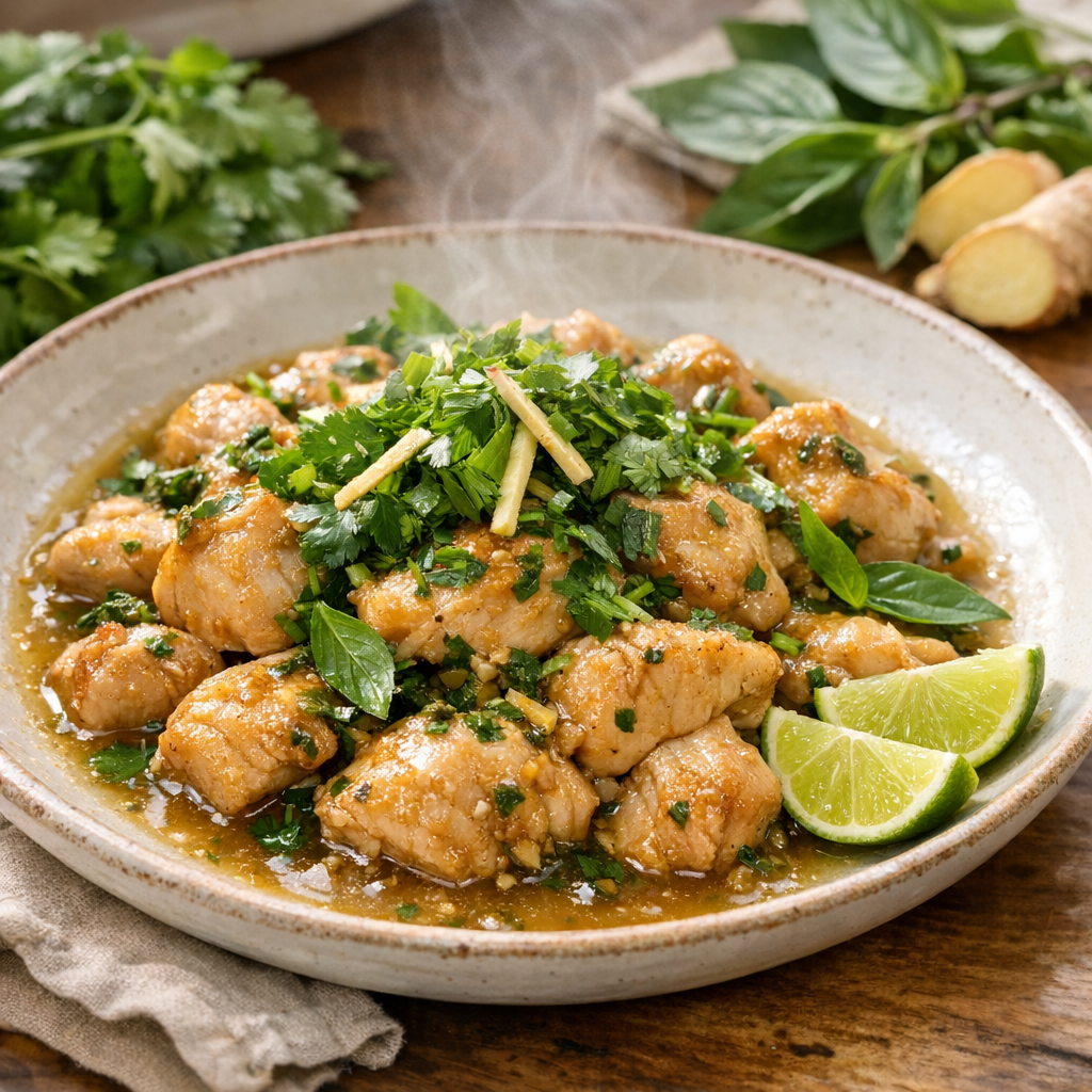 Préparez un Poulet thaï à la coriandre vraiment équilibré