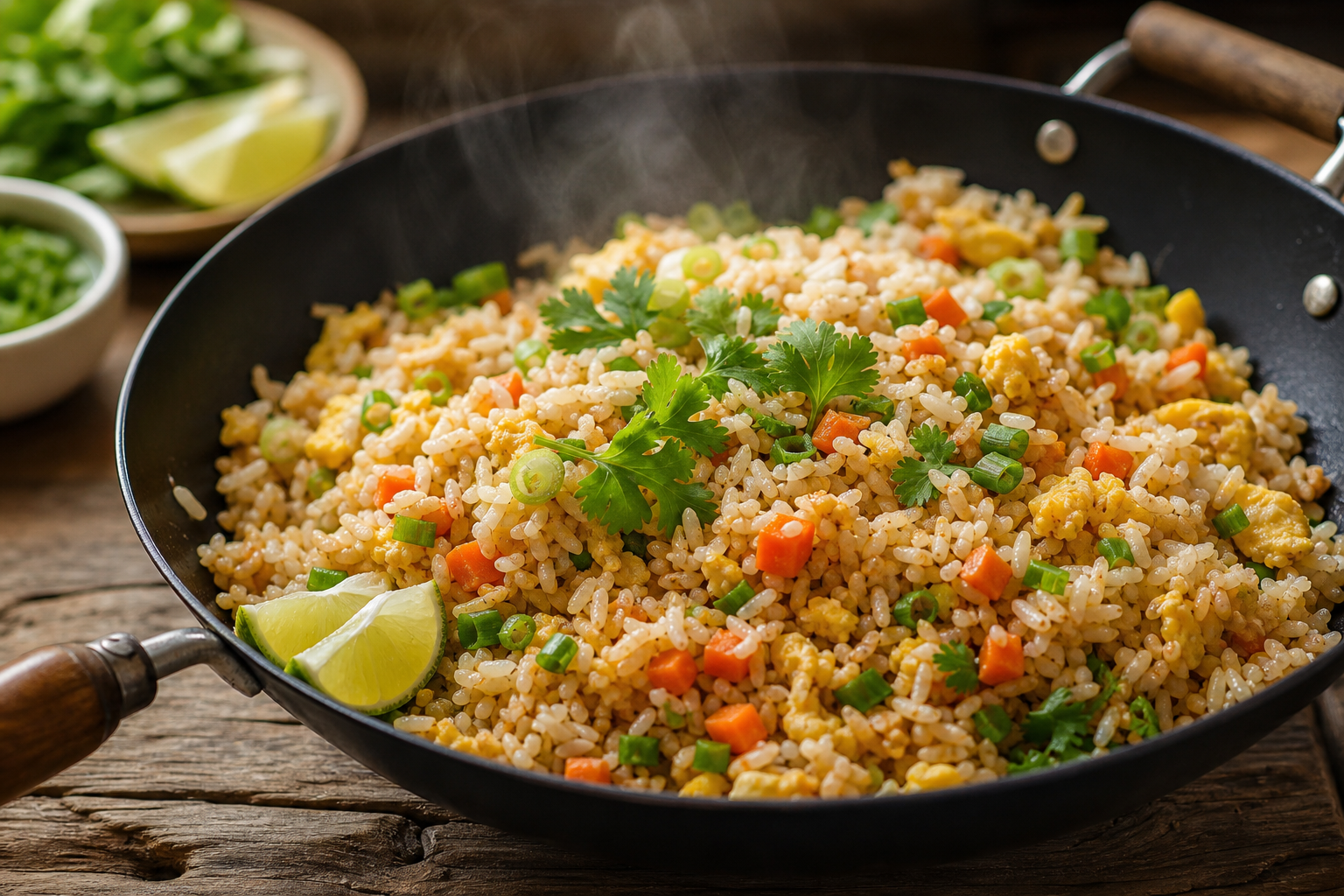Que faire avec des restes de riz : un sauté thaï parfumé
