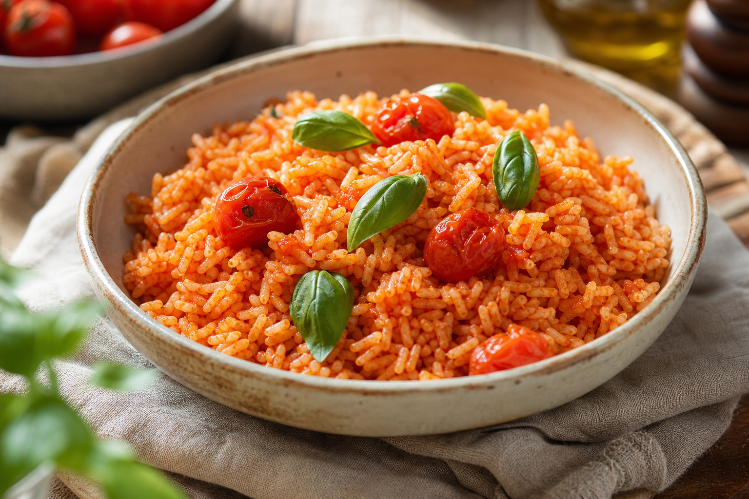 Le riz en sauce tomate révèle ses saveurs en trois gestes
