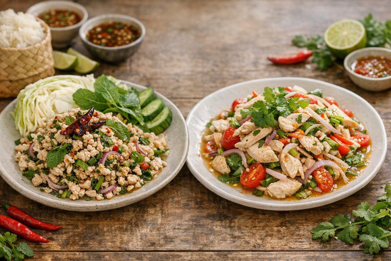 Larb ou yam : quelle différence ?
