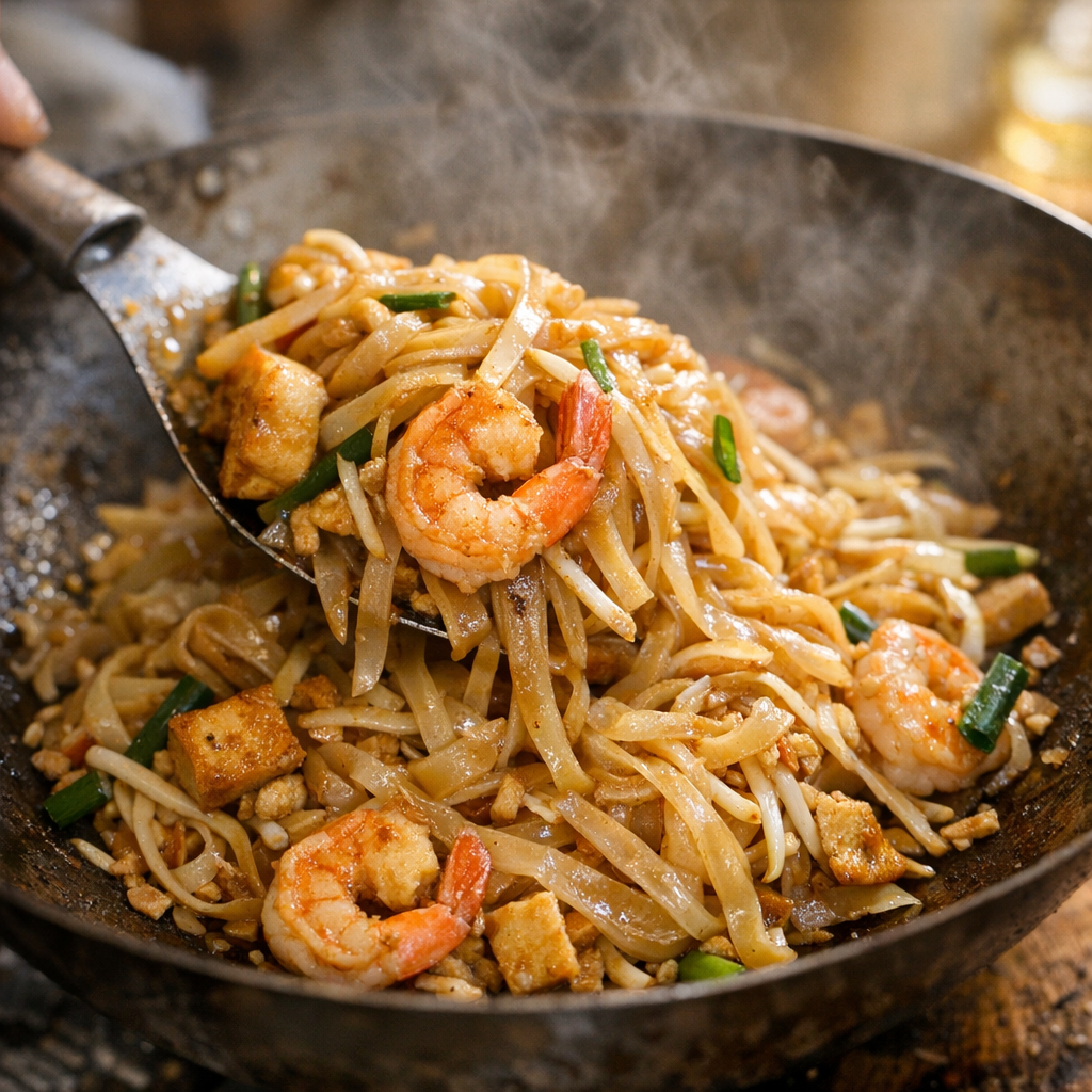 La Sauce Pad Thaï donne au plat son équilibre en cuisson