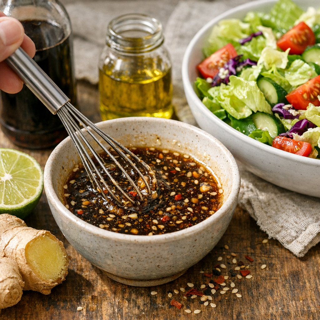Comment réussir une Sauce soja pour Salade sans trop saler