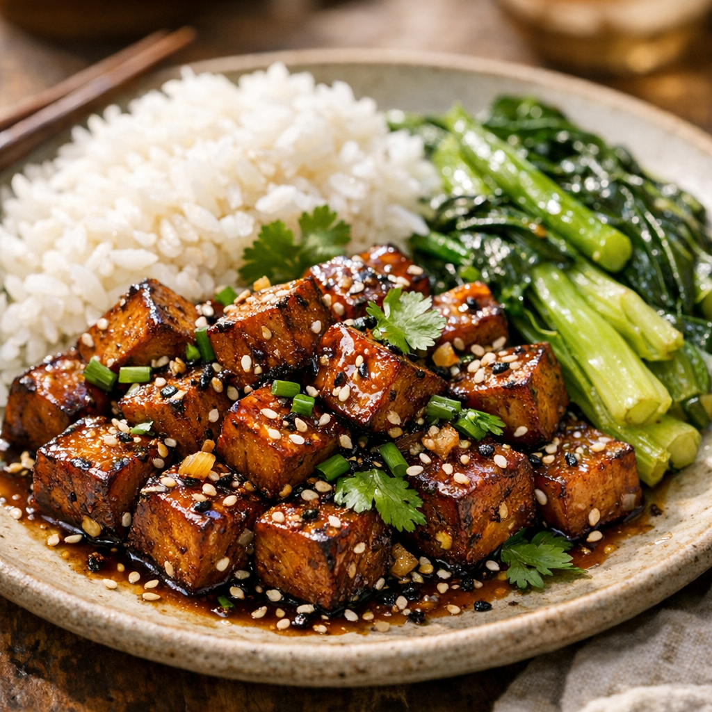 Tofu fumé recette : croustillant, rapide et plein de goût