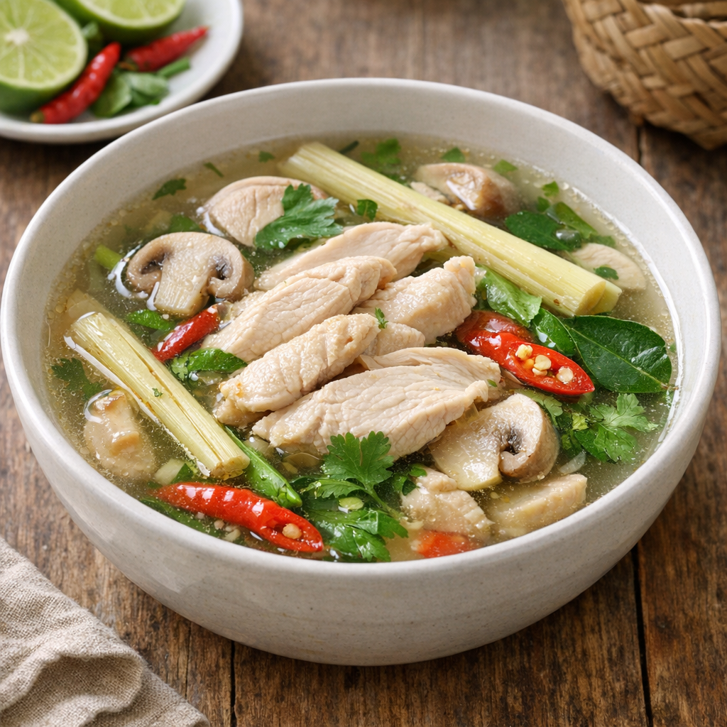 Tom yum Kai : comment réussir la vraie Soupe thaïe au poulet