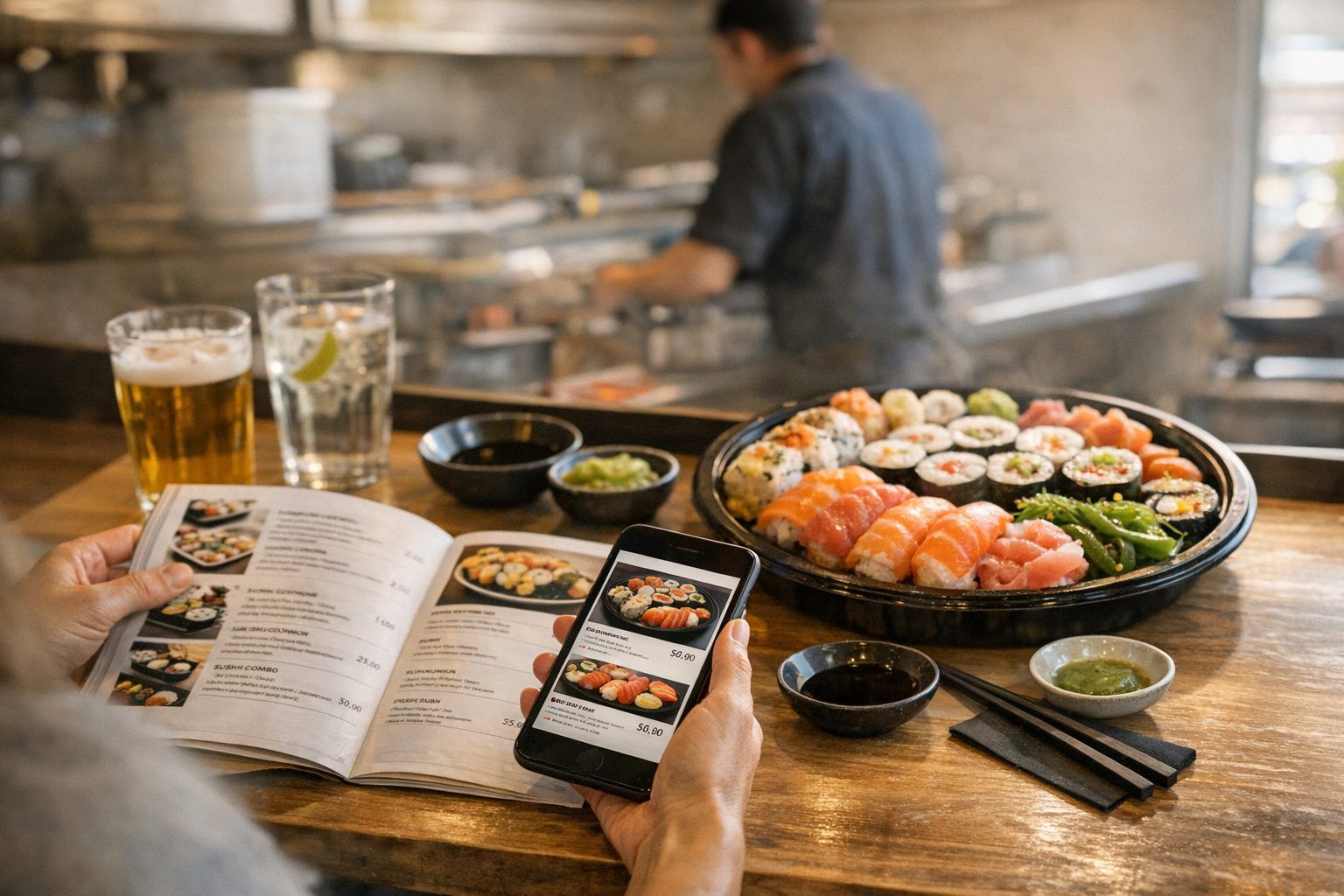 Menu, plateaux et prix : ce que l’on peut vérifier avant de commander